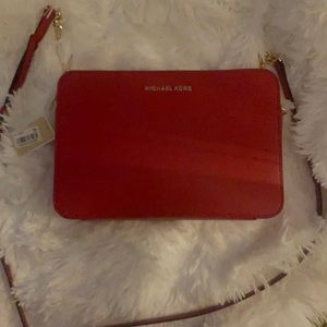 Michael Kors red purse 👜